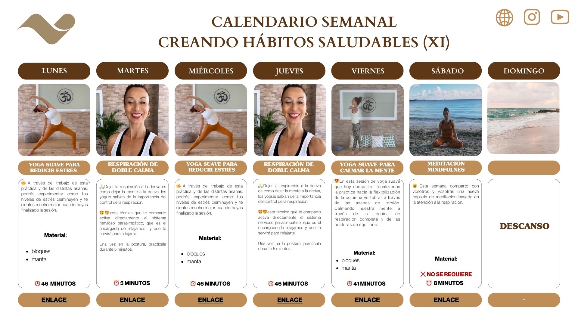 calendario de yoga y mindfulness verónica salas